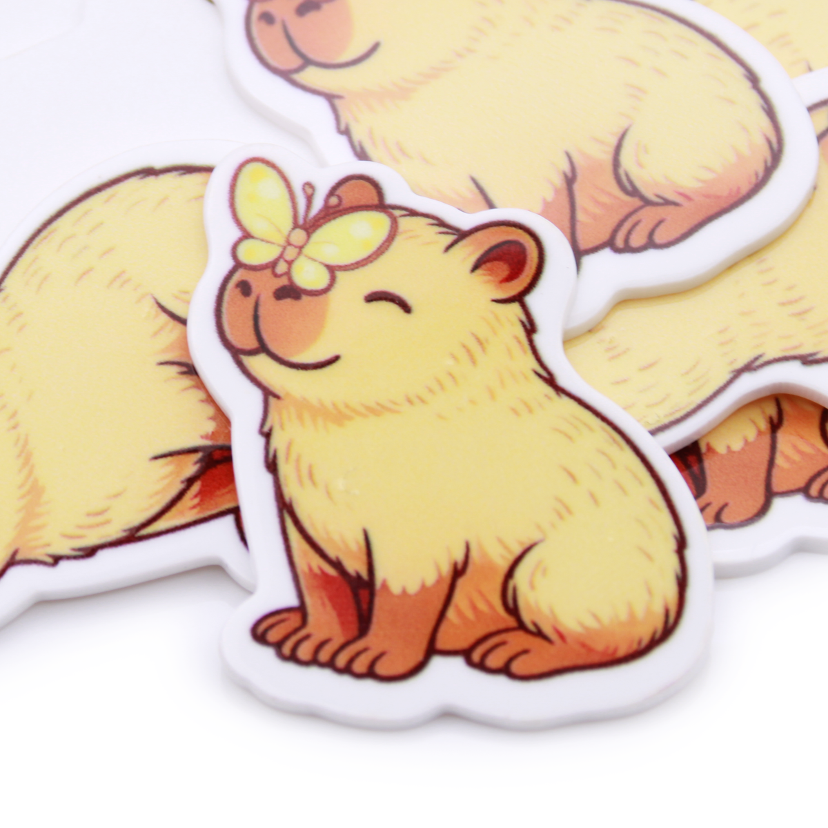Capybara and Butterfly Planar Resin