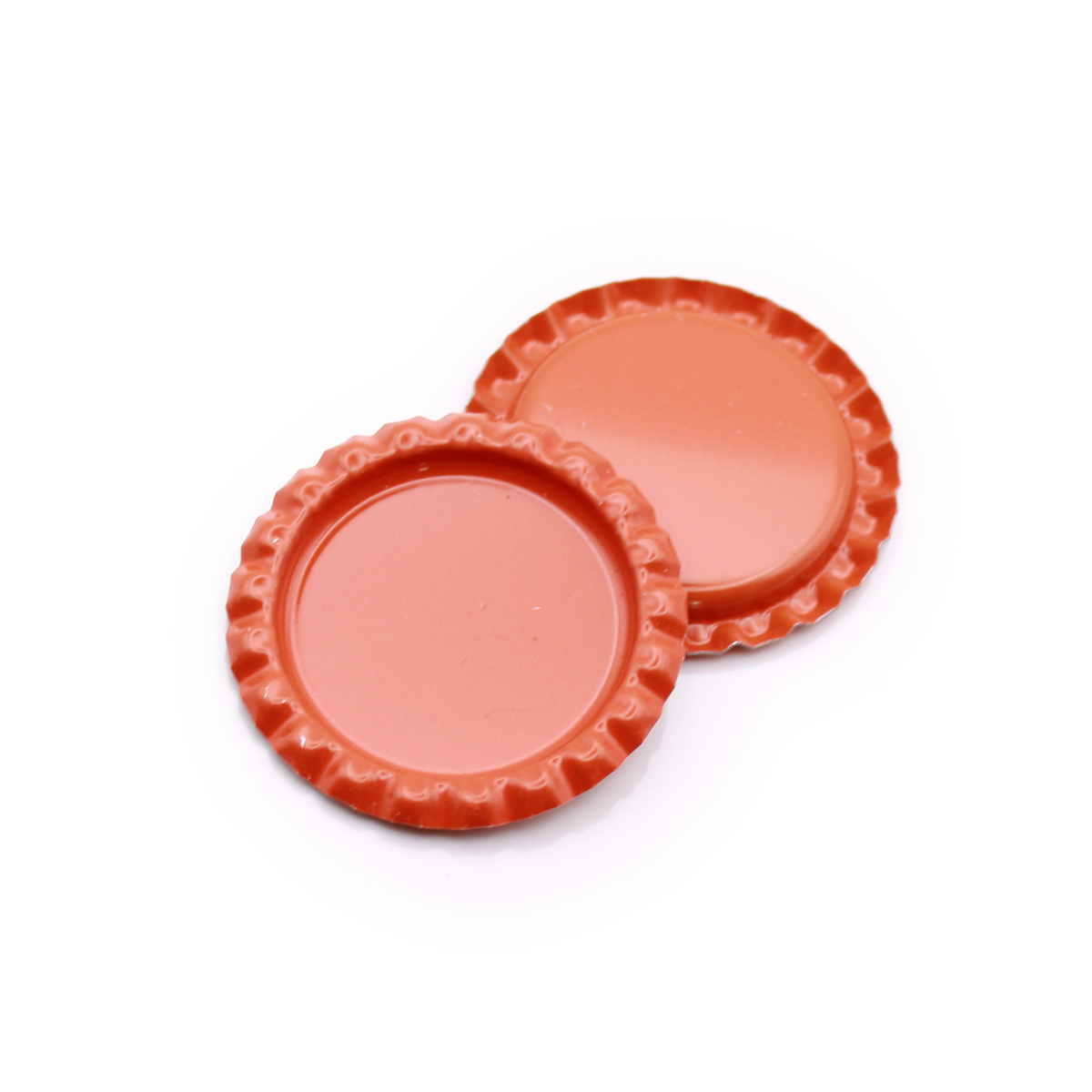 Rust Flattened Bottle Caps