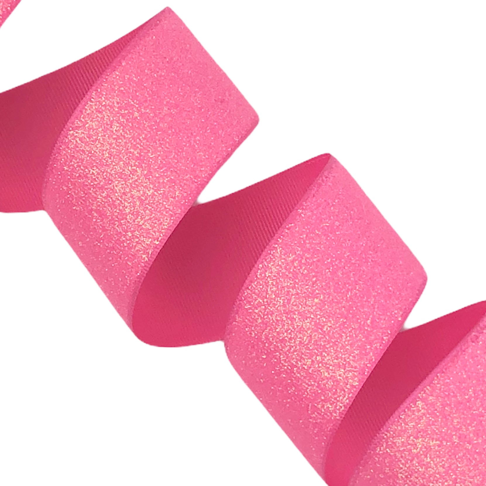 Hot Pink Soft Glitter Grosgrain Ribbon – Ribbon Nook