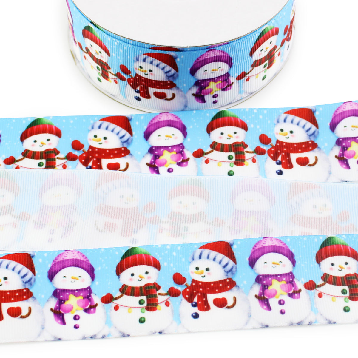 Let It Snowman Grosgrain Ribbon