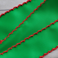 Red And Green Moonstitch Grosgrain Ribbon