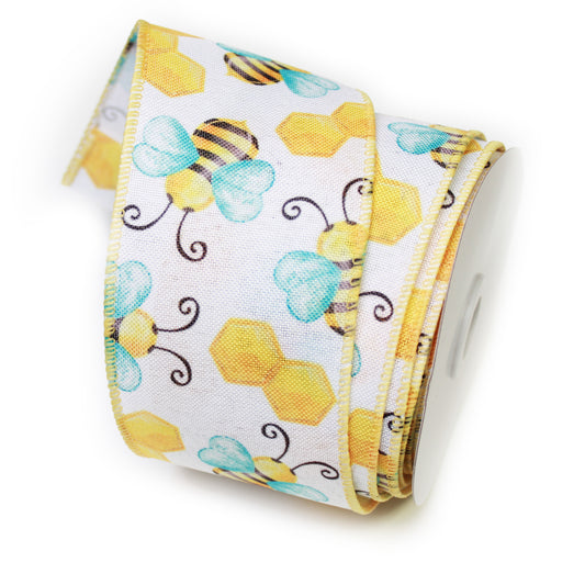 Bumble Bee Wired Ribbon