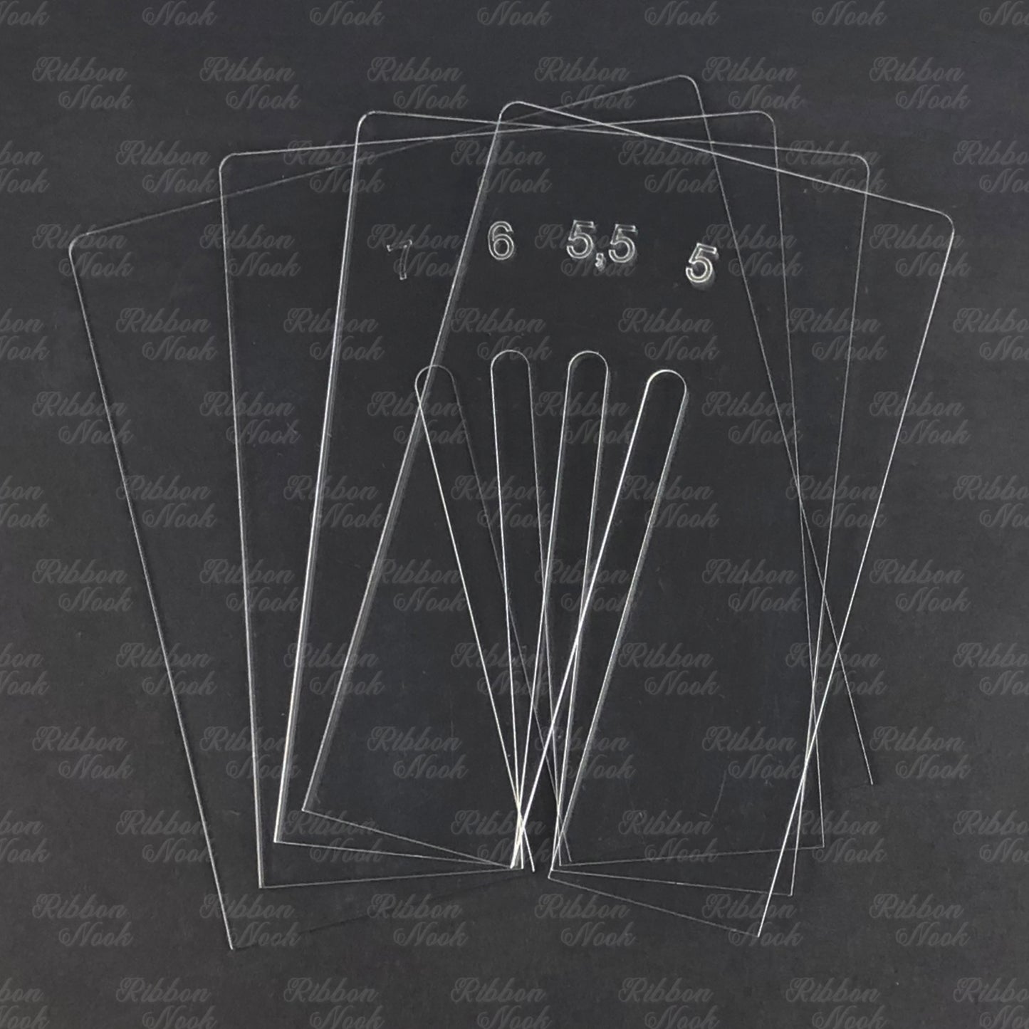 Plastic Bow Templates All Sizes