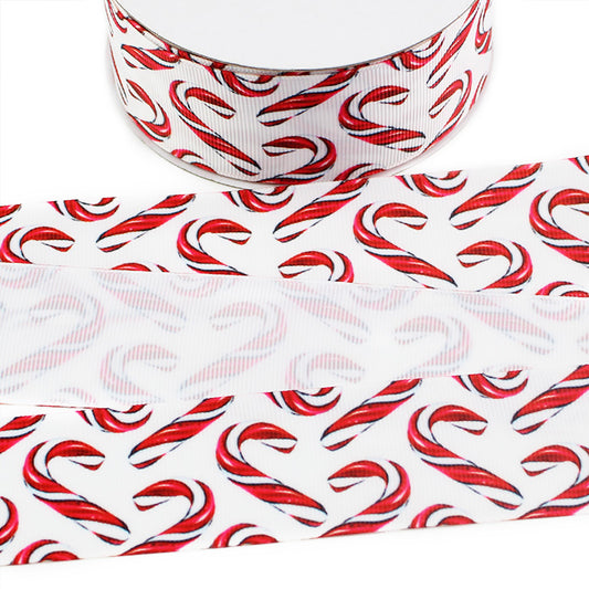 Candy Canes Grosgrain Ribbon