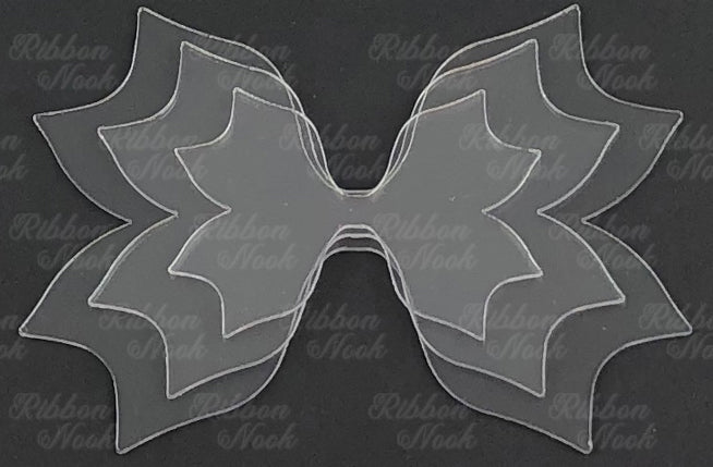 Double Pinch Bow Top Plastic Templates