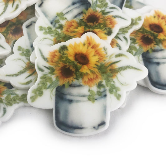 Sunflower Jar Planar Resin