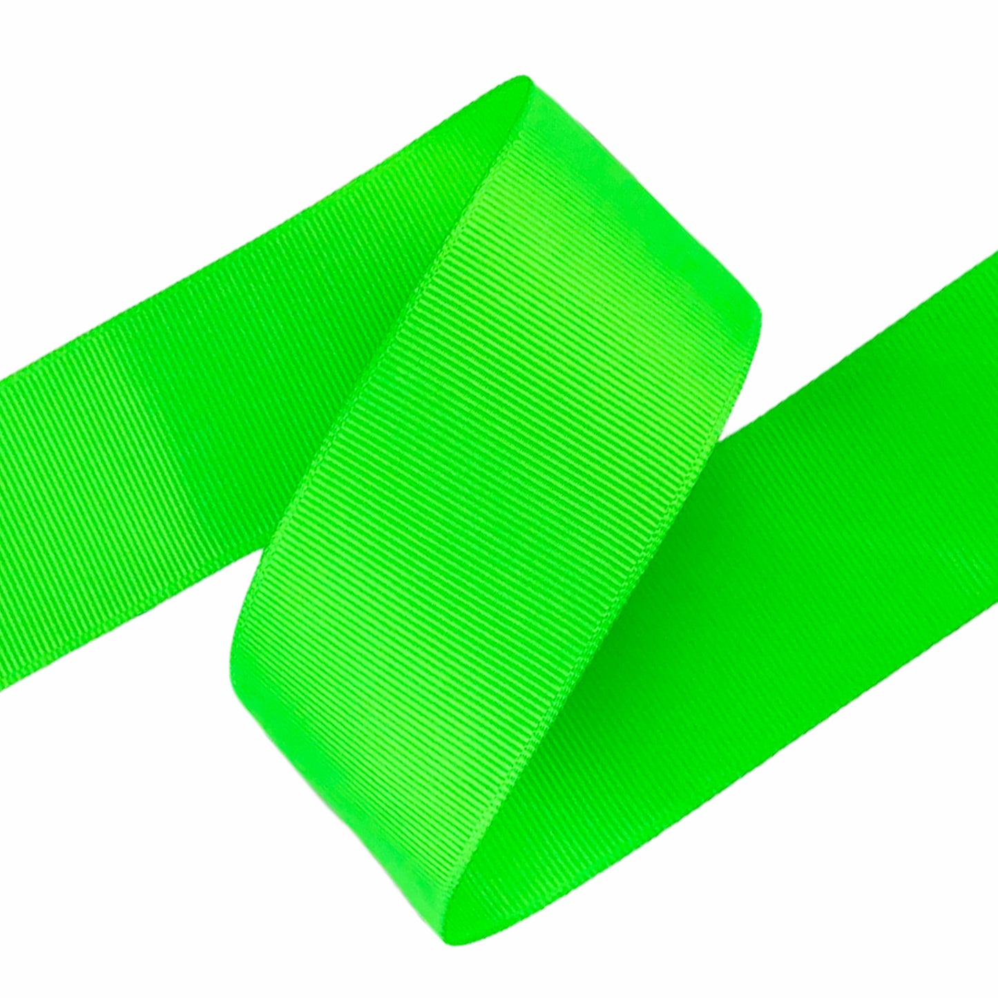 Acid Green Grosgrain Ribbon